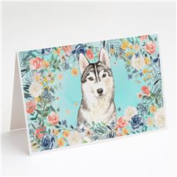 Siberian Husky Greeting Cards & Envelopes - Pack of 8