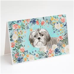 Shih TZU Puppy Greeting Cards & Envelopes - Pack of 8
