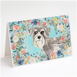 Schnauzer No.1 Greeting Cards & Envelopes - Pack of 8