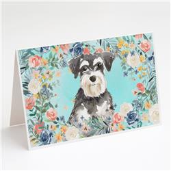 Schnauzer No.2 Greeting Cards & Envelopes - Pack of 8