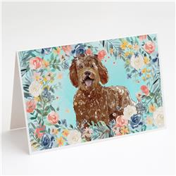 Labradoodle Greeting Cards & Envelopes - Pack of 8