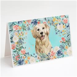 Golden Retriever Greeting Cards & Envelopes - Pack of 8