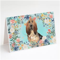 Bloodhound Greeting Cards & Envelopes - Pack of 8