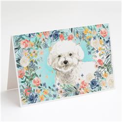 Bichon Frise Greeting Cards & Envelopes - Pack of 8