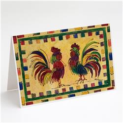 Rooster Greeting Cards & Envelopes - Pack of 8