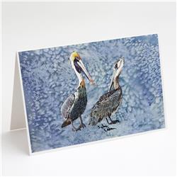 Pelican Cool Blue Greeting Cards & Envelopes - Pack of 8