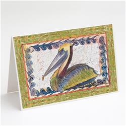 Pelican Greeting Cards & Envelopes - Pack of 8