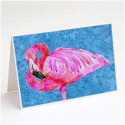 Flamingo Greeting Cards & Envelopes - Pack of 8