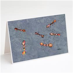 Ants Greeting Cards & Envelopes - Pack of 8