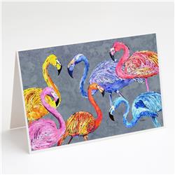 Flamingo Six Senses Greeting Cards & Envelopes - Pack of 8