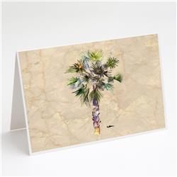Palm Tree No.2 Greeting Cards & Envelopes - Pack of 8