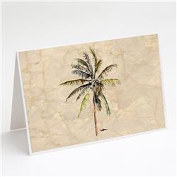 Palm Tree No.3 Greeting Cards & Envelopes - Pack of 8