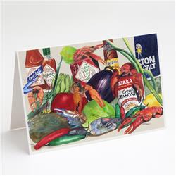 Louisana Spices Greeting Cards & Envelopes - Pack of 8
