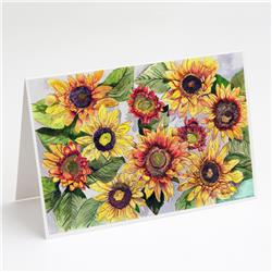 Sunflowers Greeting Cards & Envelopes - Pack of 8