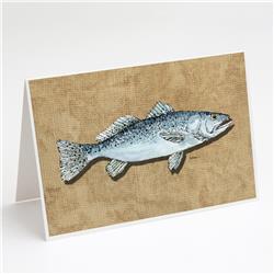Speckled Trout Greeting Cards & Envelopes - Pack of 8