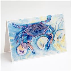 Crab & Oyster Greeting Cards & Envelopes - Pack of 8