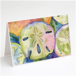 8545GCA7P Sand Dollar Greeting Cards & Envelopes - Pack of 8