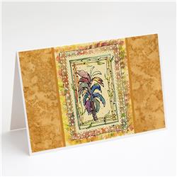 Palm Tree Greeting Cards & Envelopes - Pack of 8