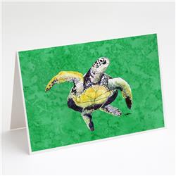 Loggerhead Turtle Dancing Greeting Cards & Envelopes - Pack of 8