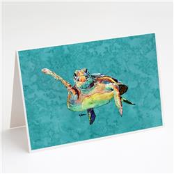 Loggerhead Turtle Hi Five Greeting Cards & Envelopes - Pack of 8