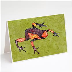 Frog Greeting Cards & Envelopes - Pack of 8