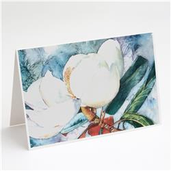 Flower Magnolia Greeting Cards & Envelopes - Pack of 8