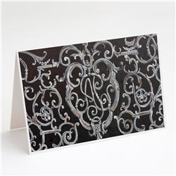 Ironwork Fence Greeting Cards & Envelopes - Pack of 8