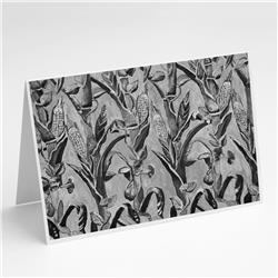 Corn Ironwork Fence Greeting Cards & Envelopes - Pack of 8