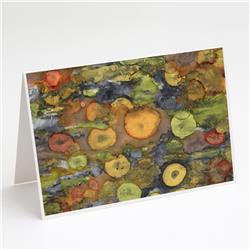 Abstract with Mother Earth Greeting Cards & Envelopes - Pack of 8