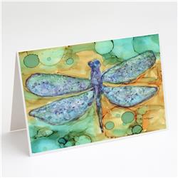 Abstract Dragonfly Greeting Cards & Envelopes - Pack of 8