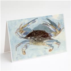 Blue Crab Greeting Cards & Envelopes - Pack of 8