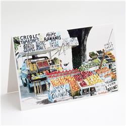 Fruit Stand Greeting Cards & Envelopes - Pack of 8