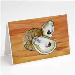 Oyster Hot & Spicy Greeting Cards & Envelopes - Pack of 8