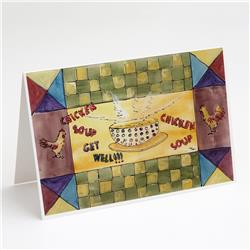 Chicken Soup Get Well Greeting Cards & Envelopes - Pack of 8
