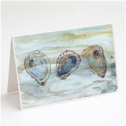 Oysters Watercolor Greeting Cards & Envelopes - Pack of 8