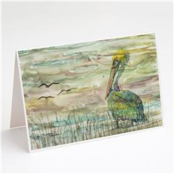 Pelican Sunset Greeting Cards & Envelopes - Pack of 8