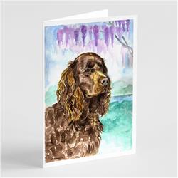 American Water Spaniel Greeting Cards & Envelopes - Pack of 8