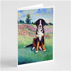 Bernese Mountain Dog Greeting Cards & Envelopes - Pack of 8