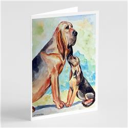 Bloodhound Mommas Love Greeting Cards & Envelopes - Pack of 8