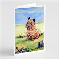 Cairn Terrier & the Chipmunk Greeting Cards & Envelopes - Pack of 8