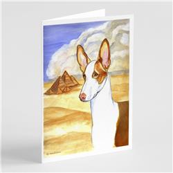 Ibizan Hound Greeting Cards & Envelopes - Pack of 8