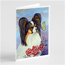 Papillon Yellow Butterfly Greeting Cards & Envelopes - Pack of 8