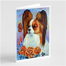 Papillon Greeting Cards & Envelopes - Pack of 8