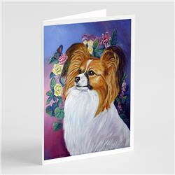 Papillon Greeting Cards & Envelopes - Pack of 8