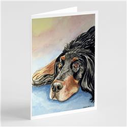 Gordon Setter Waiting on Mom Greeting Cards & Envelopes - Pack of 8