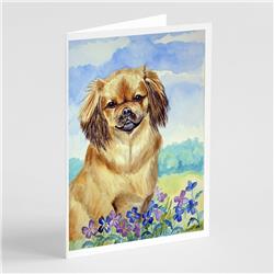 Tibetan Spaniel Greeting Cards & Envelopes - Pack of 8
