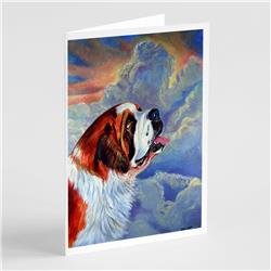 Saint Bernard Loyalty Greeting Cards & Envelopes - Pack of 8