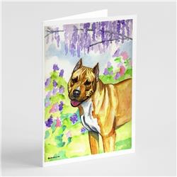 Pit Bull Greeting Cards & Envelopes - Pack of 8