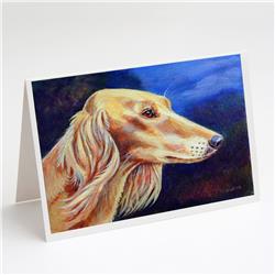 Saluki Greeting Cards & Envelopes - Pack of 8