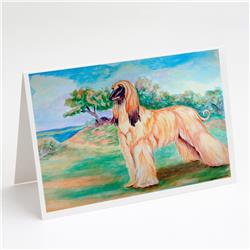 Afghan Hound Greeting Cards & Envelopes - Pack of 8